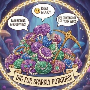 A Big Sack Of Sparkly Potatoes